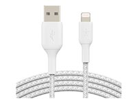 Belkin BOOST CHARGE - Câble Lightning - Lightning mâle pour USB mâle - 3 m - blanc CAA002BT3MWH