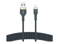 Belkin BOOST CHARGE - Câble Lightning - USB mâle pour Lightning mâle - 1 m - bleu - pour Apple iPad/iPhone/iPod (Lightning) CAA010BT1MBL
