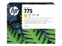 HP 775 - 500 ml - jaune - original - DesignJet - cartouche d'encre - pour DesignJet Z6 Pro 1XB19A