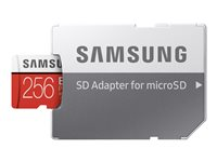 Samsung EVO Plus MB-MC256HA - Carte mémoire flash (adaptateur microSDXC vers SD inclus(e)) - 256 Go - UHS-I U3 / Class10 - microSDXC UHS-I MB-MC256HA/EU