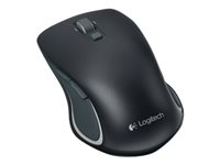 Logitech M560 - Souris - droitiers et gauchers - sans fil - récepteur sans fil USB - noir 910-003882