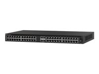 Dell EMC Networking N1148P-ON - Commutateur - Géré - 48 x 10/100/1000 (24 PoE+) + 4 x 10 Gigabit SFP+ - flux d'air de l'avant vers l'arrière - Montable sur rack - PoE+ (375 W) 210-AJIV