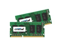 Crucial - DDR3 - 32 Go Kit : 2 x 16 Go - SO DIMM 204 broches - 1600 MHz / PC3-12800 - CL11 - 1.35 V - mémoire sans tampon - non ECC CT2KIT204864BF160B