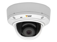AXIS M3026-VE Network Camera - Caméra de surveillance réseau - dôme - extérieur - à l'épreuve du vandalisme / résistant aux intempéries - couleur (Jour et nuit) - 3 MP - 2048 x 1536 - montage M12 - iris fixe - Focale fixe - LAN 10/100 - MPEG-4, MJPEG, H.264 - PoE Class 2 0547-001
