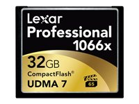 Lexar Professional - Carte mémoire flash - 32 Go - 1066x - CompactFlash LCF32GCRBNA1066