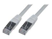 MCL Samar - Cordon de raccordement - RJ-45 (M) pour RJ-45 (M) - 5 m - SFTP - CAT 6e - moulé, sans crochet, bloqué - gris FCC6BMSF-5M