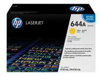 HP 644A - Jaune - originale - LaserJet - cartouche de toner (Q6462A) - pour Color LaserJet 4730mfp, 4730x, 4730xm, 4730xs, CM4730, CM4730f, CM4730fm, CM4730fsk Q6462A