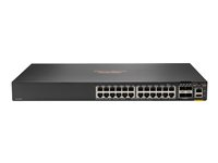 HPE Aruba 6200F 24G 4SFP+ Switch - Commutateur - C3 - Géré - 24 x 10/100/1000 (PoE+) + 4 x 1 Gigabit / 10 Gigabit SFP+ - Montable sur rack JL724A#B2C