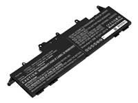 DLH - Batterie de portable (équivalent à : HP SX03XL, HP 996QA176H, HP HSTNN-DB9P, HP HSTNN-IB9D, HP HSTNN-IB9I, HP L77689-171, HP L77689-172, HP L77689-2B1, HP L78125-005, HP SX03045XL) - lithium-polymère - 3550 mAh - 41 Wh - pour HP Pro x360 435 G10 Notebook; ProBook x360 435 G7 Notebook, 435 G8 Notebook HERD4729-B041Y2