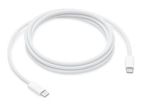 Apple - Câble USB - 24 pin USB-C (M) pour 24 pin USB-C (M) - 2 m - jusqu'à 240 W de puissance MU2G3ZM/A
