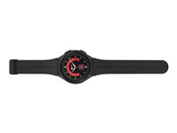 Samsung Galaxy Watch5 Pro - 45 mm - titane noir - montre intelligente avec bande sport - affichage 1.4" - 16 Go - NFC, Wi-Fi, Bluetooth - 46.5 g SM-R920NZKAXEF