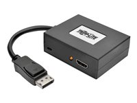 Tripp Lite 2-Port DisplayPort 1.2 to HDMI Multi-Stream Transport Hub 4Kx2K@24/30Hz - Répartiteur video - 1 x DisplayPort + 2 x HDMI - de bureau - Conformité TAA B156-002-HD-V2
