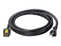 APC - Câble d'alimentation - NEMA 5-20 (M) pour IEC 60320 C19 - CA 120 V - 20 A - 3 m - noir - pour P/N: SMT2200I-AR, SMT2200R2I-AR, SMT3000I-AR, SMT3000R2I-AR, SMX2KR2UNCX145 AP8751