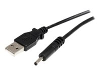 StarTech.com Câble d'alimentation USB vers prise CC de 2 m - Cordon USB vers connecteur Type H 3,4 mm 5V - Câble d'alimentation / USB - fiche CC 3,4 mm (M) pour USB (alimentation uniquement) (M) - 2 m - noir USB2TYPEH2M