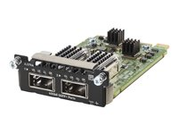 HPE Aruba - Module d'extension - 40 Gigabit QSFP+ x 2 - pour HPE Aruba 3810M 16SFP+ 2-slot Switch JL079A
