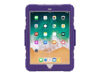 Griffin Survivor All-Terrain - Boîtier de protection pour tablette - robuste - silicone, polycarbonate, PET - violet - 9.7" - pour Apple 9.7-inch iPad (5ème génération, 6ème génération) GB43626