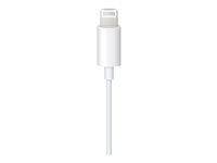 Apple Lightning to 3.5mm Audio Cable - Câble audio - Lightning mâle pour mini jack 4 pôles mâle - 1.2 m - blanc MXK22ZM/A