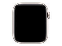 Apple Watch SE (GPS) - 2e génération - 44 mm - aluminium droit - montre intelligente avec boucle sport - textile - droit - taille du poignet : 145-220 mm - 32 Go - Wi-Fi, Bluetooth - 32.9 g MRE63QF/A