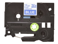 Brother TZe-535 - Blanc sur bleu - Rouleau (1,2 cm x 8 m) 1 cassette(s) ruban laminé - pour Brother PT-D210, D600, H110; P-Touch PT-1005, D450, H110, P300; P-Touch Cube Pro PT-P910 TZE535