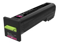 Lexmark - Capacité très élevée - magenta - original - cartouche de toner LCCP, LRP - pour Lexmark CS820de, CS820dte, CS820dtfe 72K2XM0