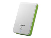 ADATA P16750 - Banque d'alimentation - 16750 mAh - 60.3 Wh - 2.1 A - 2 connecteurs de sortie (USB) - sur le câble : Micro-USB - blanc AP16750-5V-CWHGN