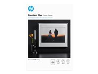 HP Premium Plus Photo Paper - Brillant - A3 (297 x 420 mm) - 300 g/m² - 20 feuille(s) papier photo - pour ENVY Inspire 7255, 79XX; Officejet 7000 E809, 75XX; Officejet Pro 7720 CR675A