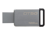Kingston DataTraveler 50 - Clé USB - 128 Go - USB 3.1 - noir DT50/128GB