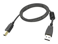 Vision Professional Premium Braided - Câble USB - USB (M) pour USB type B (M) - USB 2.0 - 3 m - braided TC 3MUSB/HQ