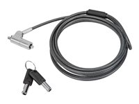 Targus Defcon N-KL Mini Keyed Cable Lock - Câble de sécurité - noir, argent - 1.8 m ASP65GLX