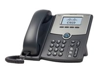 Cisco Small Business SPA 502G - Téléphone VoIP - (conférence) à trois capacité d'appel - SIP, SIP v2, SPCP - à une seule ligne - argent, gris foncé SPA502G-RC