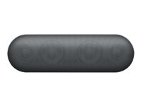 Beats Pill+ - Collection Quartier - haut-parleur - pour utilisation mobile - sans fil - Bluetooth - 2 voies - Gris asphalte MQ312ZM/A