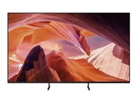 Sony Bravia Professional Displays FWD-65X80L - Classe de diagonale 65" (64.5" visualisable) - X80L Series écran LCD rétro-éclairé par LED - avec tuner TV - signalisation numérique - Smart TV - Google TV - 4K UHD (2160p) 3840 x 2160 - HDR - cadre clignotant, Direct LED - noir FWD-65X80L