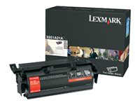 Lexmark - Noir - original - cartouche de toner LCCP - pour Lexmark X651, X652, X654, X656, X658 X651A21E
