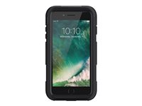 Griffin Survivor Summit - Coque de protection pour téléphone portable - silicone, polycarbonate, élastomère thermoplastique (TPE) - noir, clair - pour Apple iPhone 7 Plus GB42827