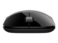 HP Z3700 - Souris - optique - 3 boutons - sans fil - 2.4 GHz, Bluetooth 5.0 - récepteur sans fil USB - double argent 758A9AA#ABB