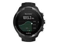 Suunto 9 Baro - Noir - montre de sport avec sangle - silicone - noir - taille du poignet : 130-220 mm - Bluetooth - 81 g SS050019000