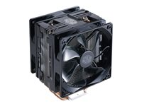 Cooler Master Hyper 212 LED Turbo - Refroidisseur de processeur - (pour : LGA775, LGA1156, AM2+, LGA1366, AM3, LGA1155, AM3+, LGA2011, FM1, FM2, LGA1150, FM2+, LGA2011-3, LGA1151, AM4) - aluminium - 120 mm - noir RR-212TK-16PR-R1