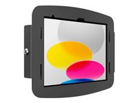 Compulocks iPad 10.9" 10th Support Boitier mural Space Blanc - Boîtier - pour tablette - verrouillable - aluminium de haute qualité - noir - Taille d'écran : 10.9" - Interface de montage : 100 x 100 mm - montable sur mur, montable en surface, montable sur support - pour Apple 10.9-inch iPad (10ème génération) 209IPDSB