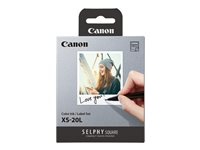 Canon XS-20L - Couleur (cyan, magenta, jaune) - kit cassette à ruban d'impression + papier - pour Square QX10 4119C002