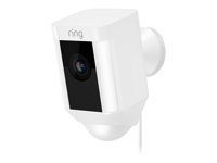 Ring Spotlight Cam Wired - Caméra de surveillance réseau - extérieur - résistant aux intempéries - couleur (Jour et nuit) - 1080p - audio - sans fil - Wi-Fi 8SH1P7-WEU0