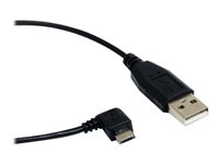 StarTech.com Câble USB-A vers Micro USB-B a angle droit - 1,8 m - Noir (UUSBHAUB1RA) - Câble USB - USB (M) pour Micro-USB de type B (M) - USB 2.0 - 30 cm - connecteur à 90°, connecteur à angle droit - noir - pour P/N: USB2PCARBK, USB2PCARBKS, USBEXTAA10BK, USBEXTAA6BK, USBLT2PCARW, USBUB2PCARB UUSBHAUB1RA