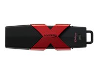 HyperX Savage - Clé USB - 64 Go - USB 3.1 - noir, rouge métallique HXS3/64GB