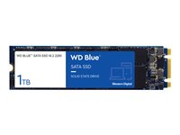 Disque SSD SATA WD Blue 3D NAND WDS100T2B0B - SSD - 1 To - interne - M.2 2280 - SATA 6Gb/s WDS100T2B0B