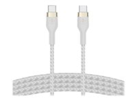 Belkin BOOST CHARGE - Câble USB - 24 pin USB-C (M) pour 24 pin USB-C (M) - 1 m - blanc CAB011BT1MWH