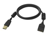Vision Professional - Rallonge de câble USB - USB (M) pour USB (F) - USB 2.0 - 2 m - noir TC 2MUSBEXT/BL