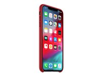 Apple (PRODUCT) RED - Coque de protection pour téléphone portable - cuir - rouge - pour iPhone XS Max MRWQ2ZM/A