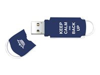Integral Xpression Art Keep Calm and Back Up - Clé USB - 8 Go - USB 2.0 - rouge INFD8GBXPRKCBUR