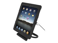 Compulocks iPad 9.7" Rotating Security Plastic Case Keyed Cable Lock Black - Kit de sécurité pour tablette - noir IPADAIRRSBB