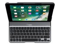 Belkin QODE Ultimate Lite - Clavier et étui - Bluetooth - noir - pour Apple 9.7-inch iPad (5ème génération); iPad Air F5L904EDBLK