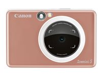 Canon Zoemini S - Appareil photo numérique - compact avec imprimante photo instantanée - 8.0 MP - Bluetooth, NFC - rose gold 3879C007